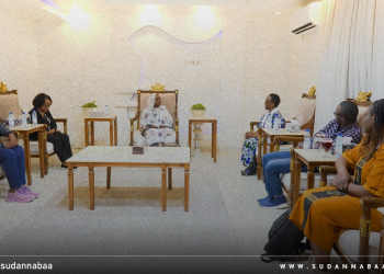 وزيرة الدولة بالموارد البشرية والتنمية الاجتماعية تستقبل وفد مناصرة النساء السودانيات