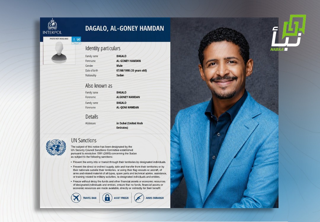 Interpol Issues Notice for Al-Goni Hamdan Dagalo Under UN Sanctions Regime