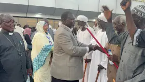 Former MP and Nuba General Union President Mohamed Abu Ras Receives Warm Welcome at Khartoum Airport