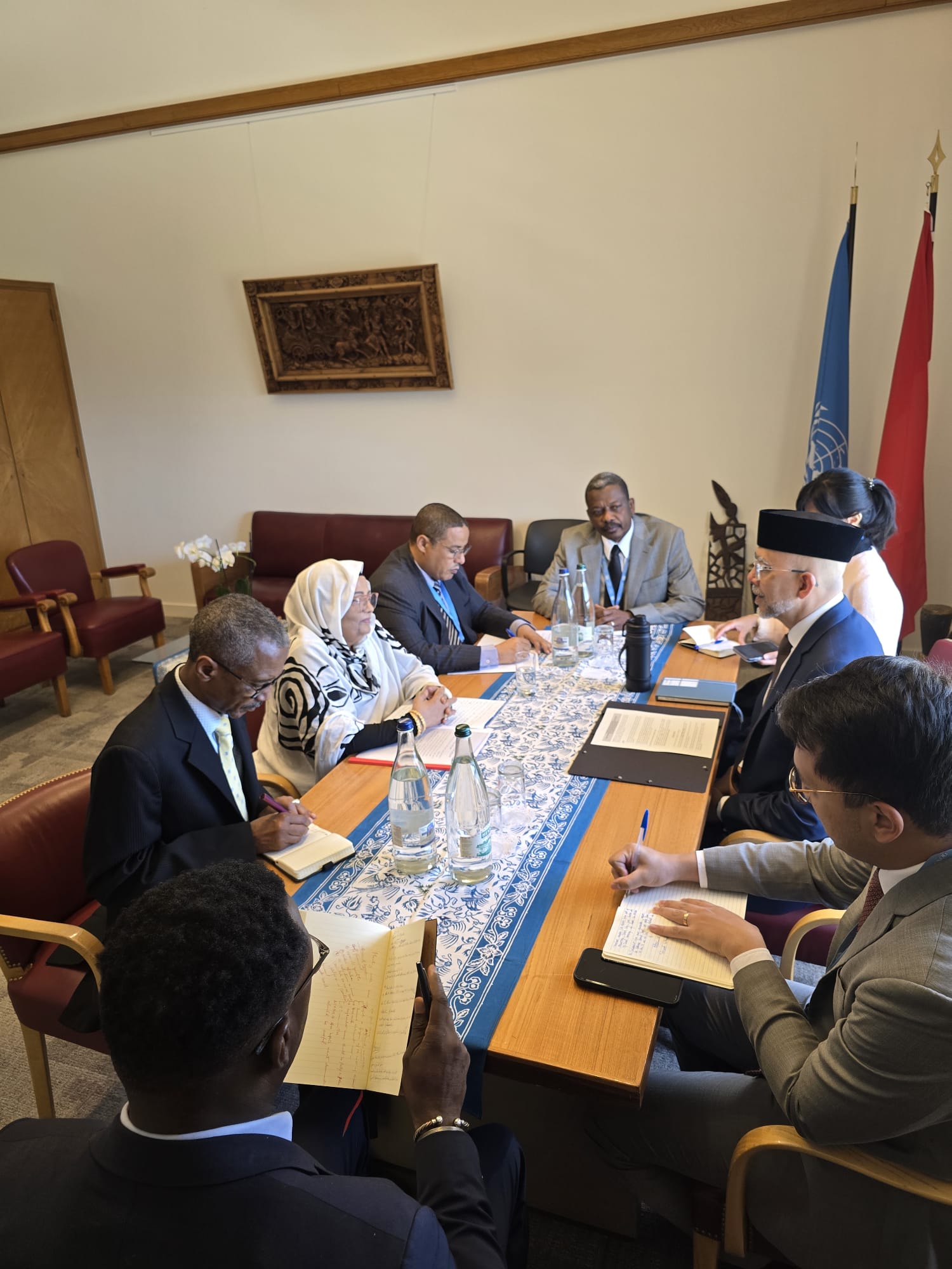 Attorney General Meets UN Human Rights Council President in Geneva
