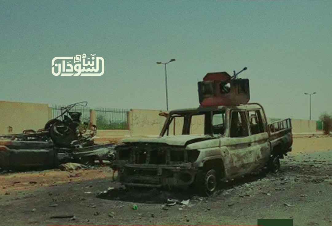 Sudanese Air Force Destroys More Than 40 Military Vehicles and Armoured Carriers Along Export Road 2 Sudanese Air Force Destroys More Than 40 Military Vehicles and Armoured Carriers Along Export Road