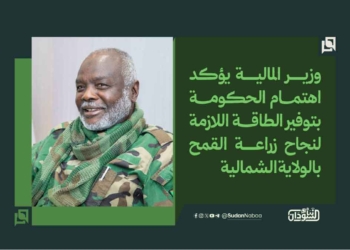 وزير المالية يؤكد اهتمام الحكومة بتوفير الطاقة اللازمة لنجاح زراعة القمح بالولاية الشمالية