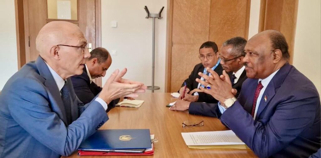 Foreign Minister Briefs OHCHR on RSF Crimes 1 سالم وفولكر
