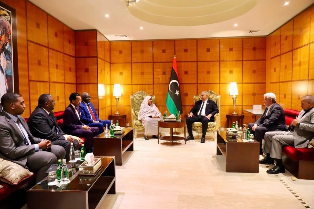 Sudan, Libya Discuss Expanding Industrial Cooperation at Arab Organization Meeting 1 وزيرة الصناعة