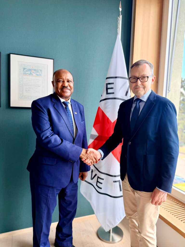 Sudan, ICRC Discuss Humanitarian Situation and Law Violations in El Obeid 1 وزير الخارجية والصليب الأحمر