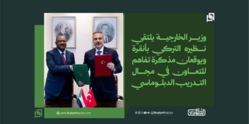 وزير الخارجية يلتقي نظيره التركي بأنقرة ويوقعان مذكرة تفاهم للتعاون في مجال التدريب الدبلوماسي