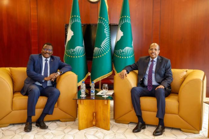 Sudan, AU Commission Chair Discuss Situation in Sudan and Planned Peace and Security Council Visit to Khartoum