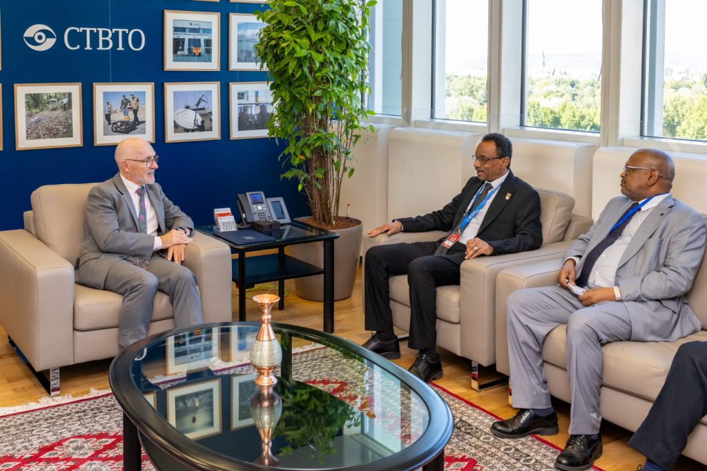 Sudan Calls on CTBTO to Support Reconstruction of National Data Center and Earthquake Monitoring Authority 1 CTBTO