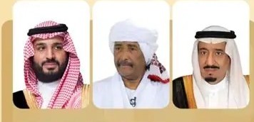 Al-Burhan Congratulates Saudi King and Crown Prince on National Day