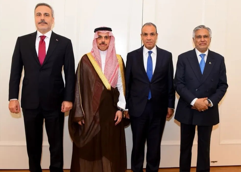 Saudi Egyptian Pakistani and Turkish Foreign Minister
