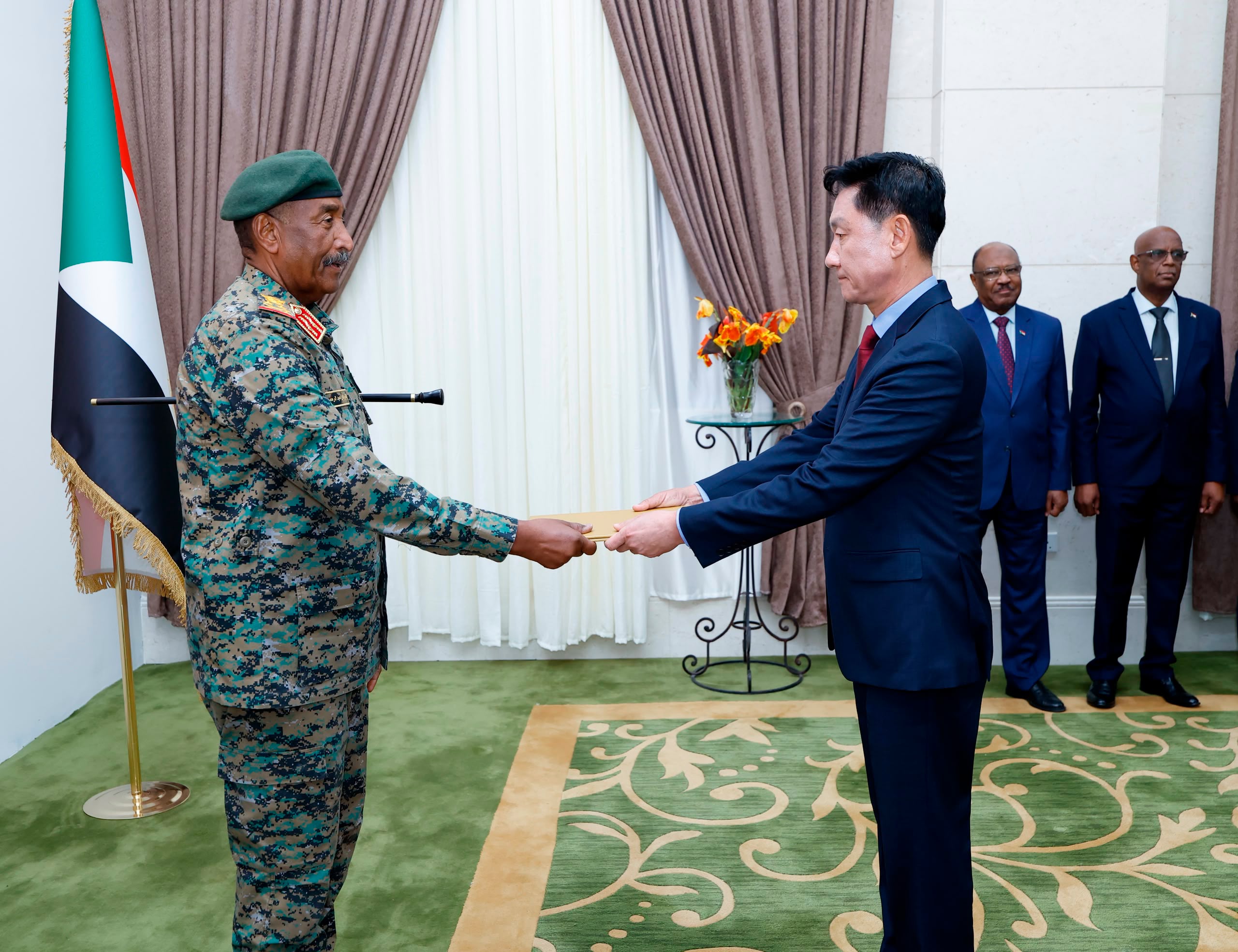 TSC President Receives Credentials of South Korea’s Ambassador to Sudan
