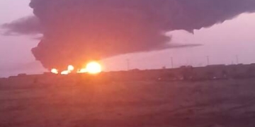 UAE Drone Targets “Om Elaila” Oil Depots East of Wad Madani