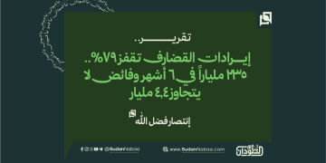 إيرادات القضارف تقفز 79%.. 235 ملياراً في 6 أشهر وفائض لا يتجاوز 4.4 مليار 17 إيرادات القضارف تقفز 79%.. 235 ملياراً في 6 أشهر وفائض لا يتجاوز 4.4 مليار