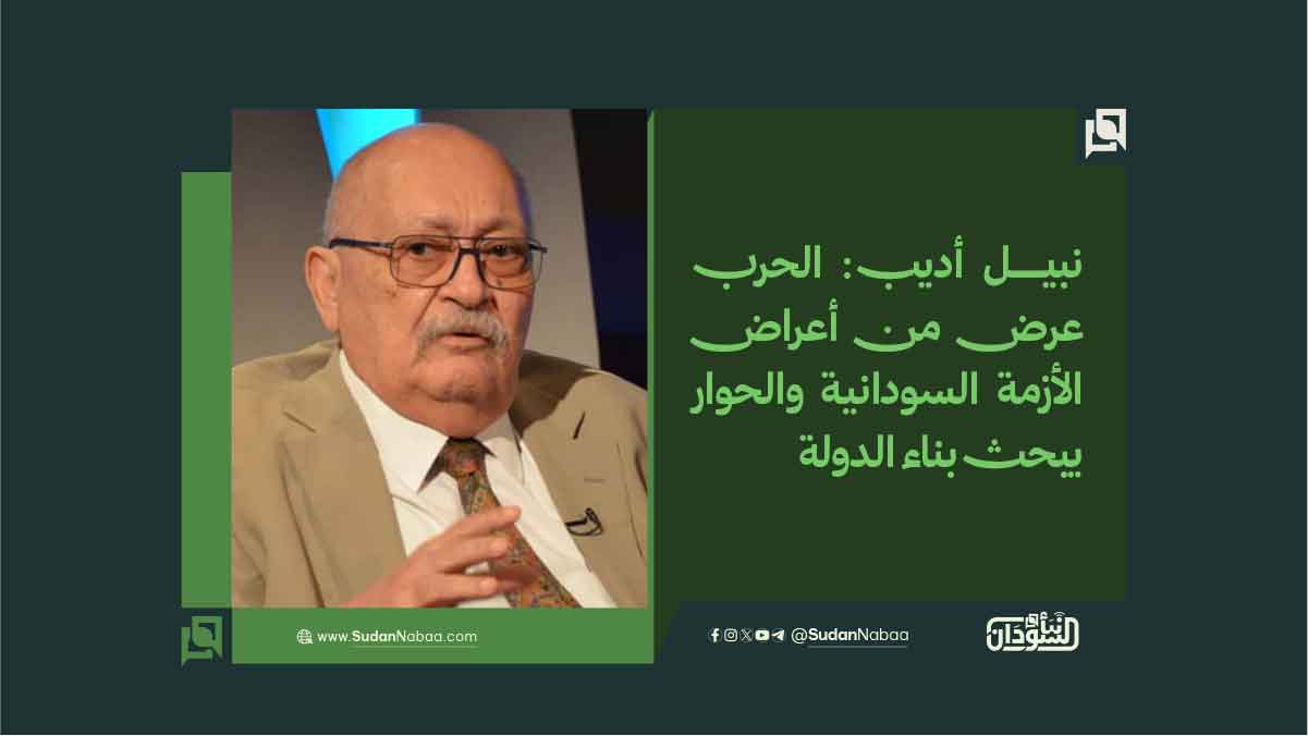 نبيل أديب: الحرب عرض من أعراض الأزمة السودانية والحوار يبحث بناء الدولة 10 نبيل أديب: الحرب عرض من أعراض الأزمة السودانية والحوار يبحث بناء الدولة