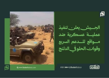 الجيش يعلن تنفيذ عملية عسكرية ضد مواقع للدعم السريع وقوات الحلو في الدلنج