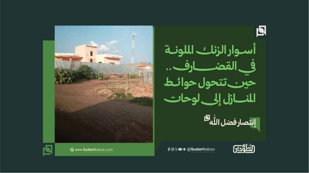 أسوار الزنك الملونة في القضارف.. حين تتحول حوائط المنازل إلى لوحات 1 4 4