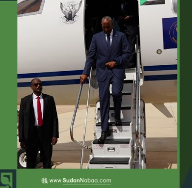Al-Burhan Arrives in Egypt to Attend Summit of Sudan, Egypt, Eritrea ‎and Somalia Leaders