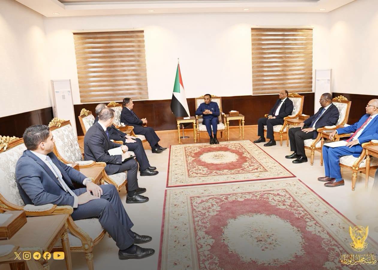 Sudan’s Prime Minister Receives Arab League Secretary-General