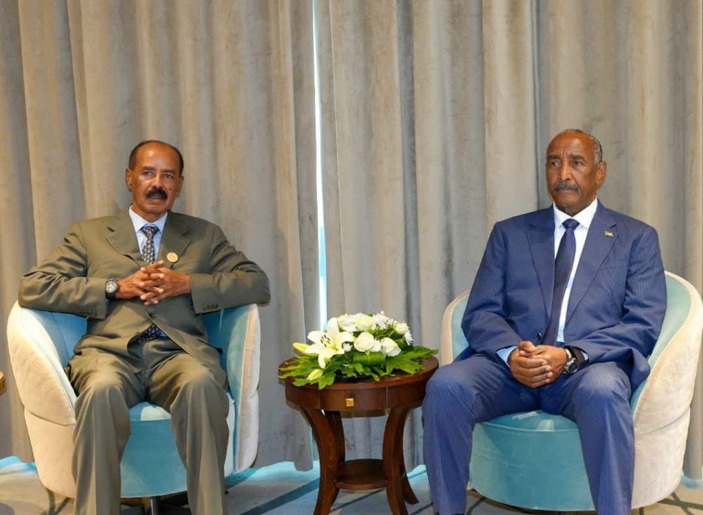 TSC President Meets Eritrean President 1 TSC President Meets Eritrean Counterpart