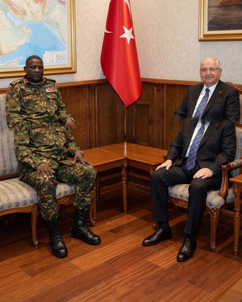 Turkish Defence Minister Receives Sudanese Land Forces Commander in Ankara 1 Turkish Defence Minister Receives Sudanese Land Forces Commander in Ankara