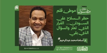 د. أسامة محمد عبدالرحيم يكتب: حظر السلاح على السودان… القرار الذي تعثر والسؤال الذي بقي