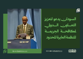 السودان يدعو لتعزيز التعاون الدولي لمكافحة الجريمة المنظمة العابرة للحدود